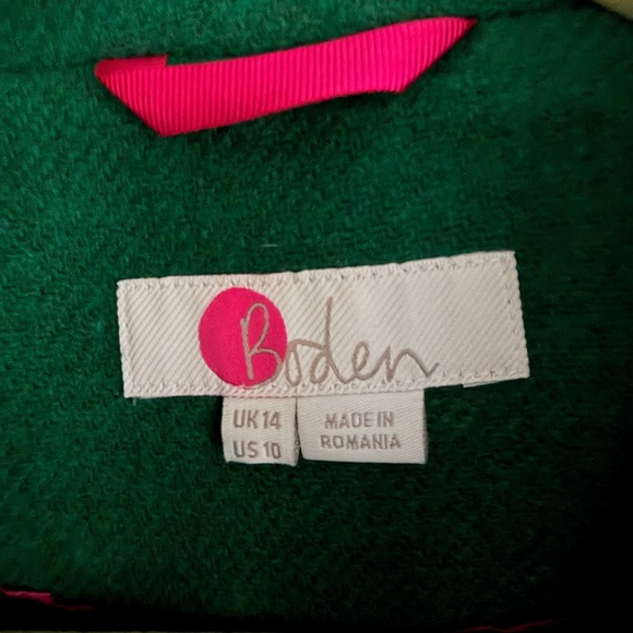Boden Emerald Double-Breasted Pea Coat - Picture 2 of 5